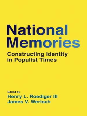 cover image of National Memories